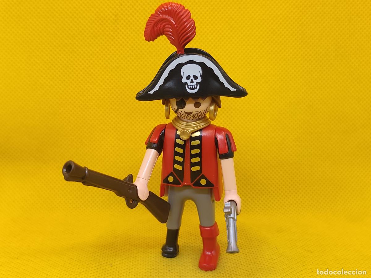 Playmobil: Playmobil Pirata con pata de palo y trabuco
