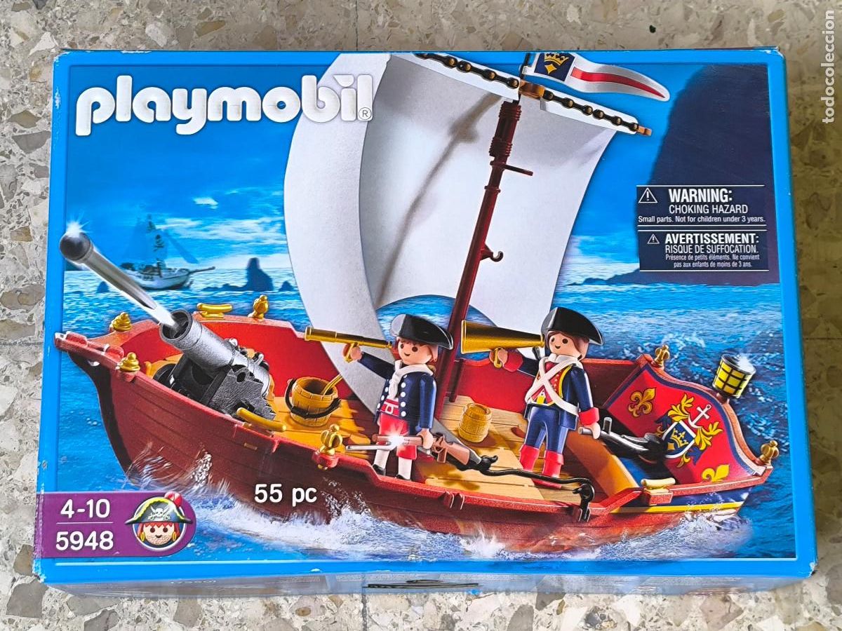 Playmobil: Playmobil referencia 5948 bergant&iacute;n soldados ingleses americanos especial USA nuevo caja sin abrir