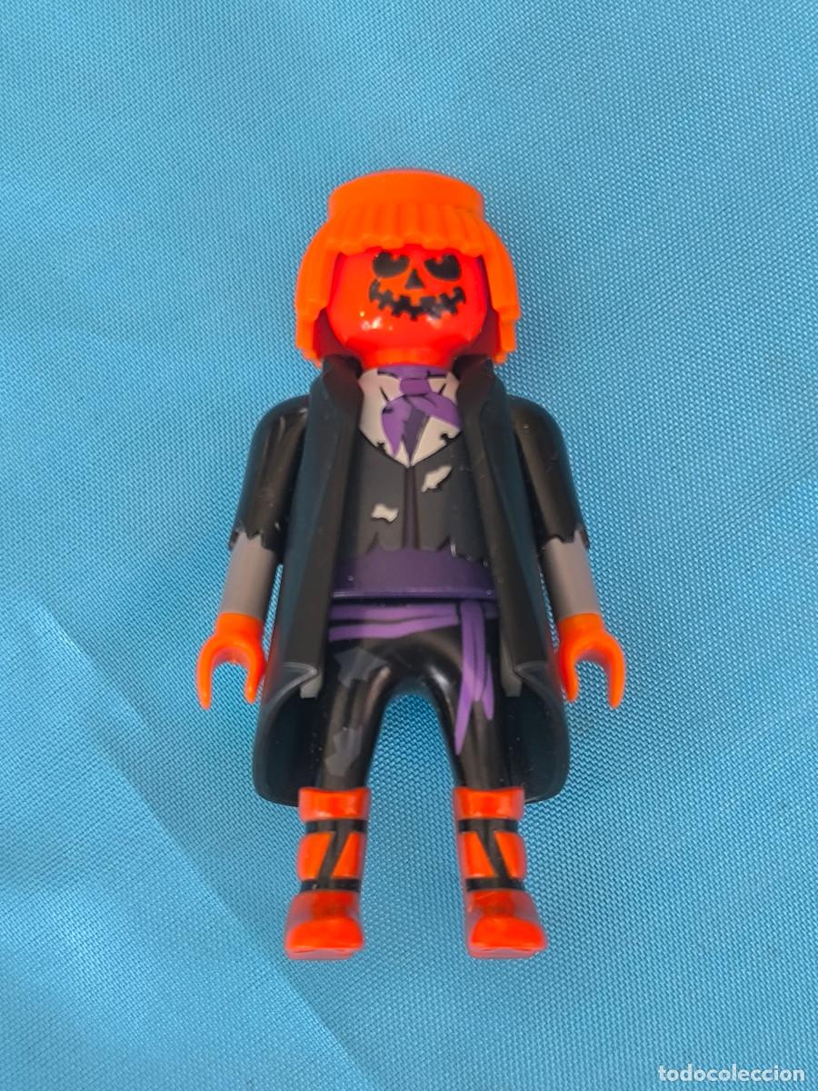 Playmobil: Playmobil figura espantap&aacute;jaros monstruo de Halloween granja medieval vikingos city romanos