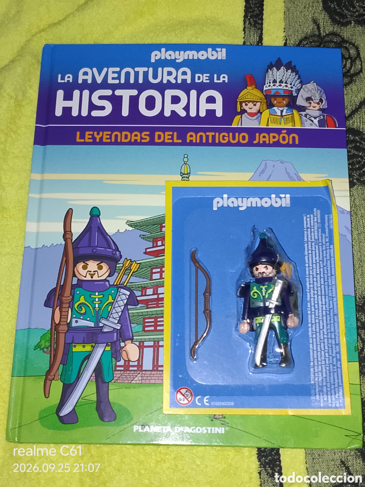 Playmobil: PLAYMOBIL Planeta DeAgostini LA AVENTURA DE LA HISTORIA # 33 Leyendas Jap&oacute;n + figura arquero Samur&aacute;i