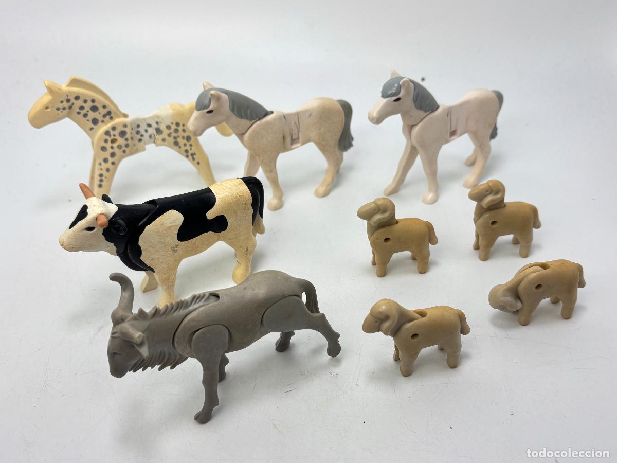 Playmobil: Playmobil lote caballo oveja &ntilde;u vaca