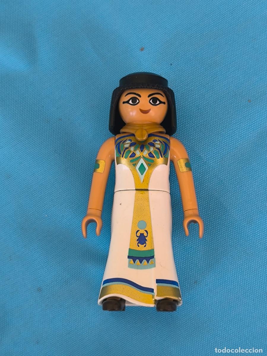 Playmobil: playmobil figura Cleopatra faraona reina de Egipto referencia 5394 romanos egipcios Bel&eacute;n vikingos