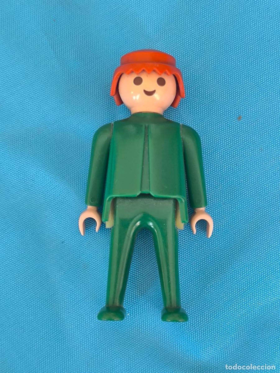 Playmobil: playmobil figura verde primera &eacute;poca famobil ciudad medieval piratas vikingos polic&iacute;as oeste