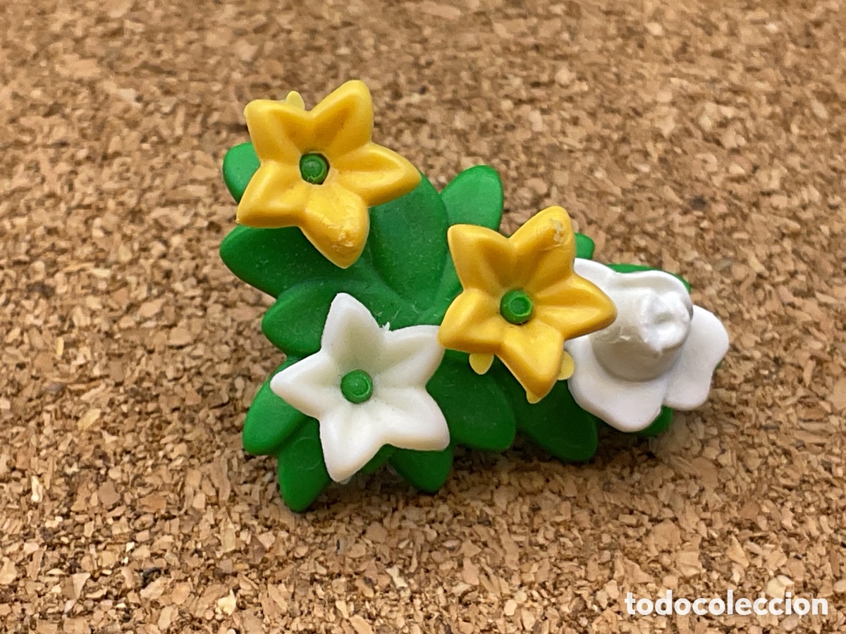 Playmobil: ACCESORIO PLAYMOBIL. FLORES SOBRE HOJA.