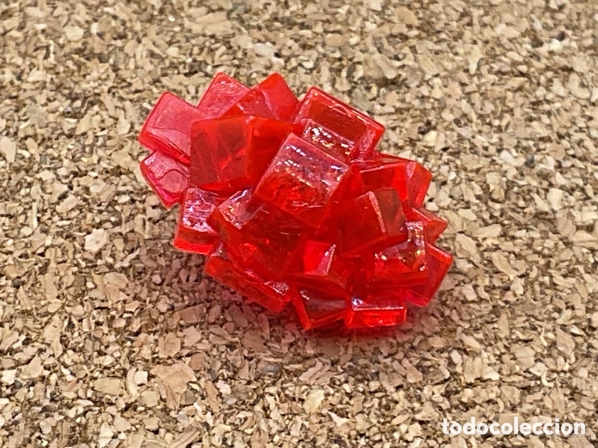 Playmobil: ACCESORIO PLAYMOBIL. MINERAL ROJO, CRISTAL, PIEDRA PRECIOSA, GEMA.