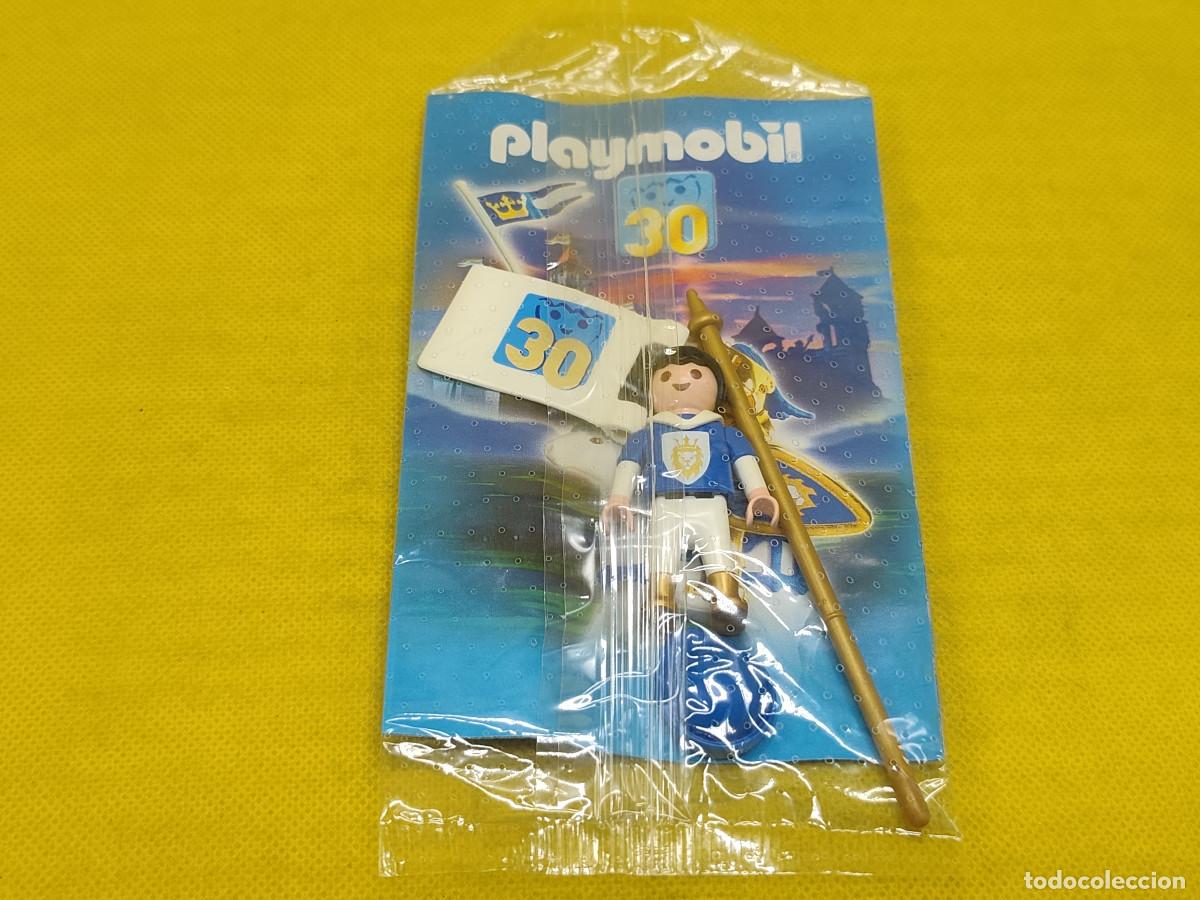 Playmobil: Playmobil Ni&ntilde;o medieval con estandarte 30 aniversario, figura promocional