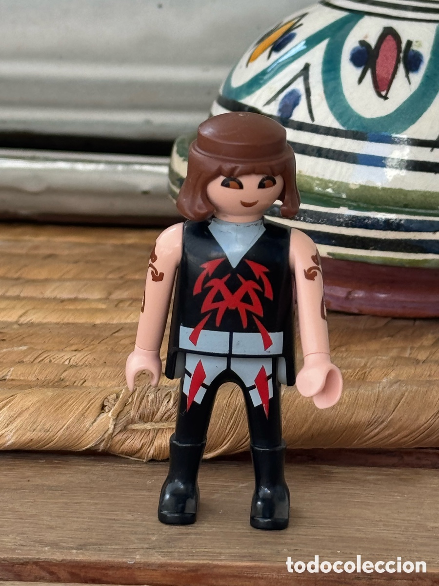 Playmobil: Figura Playmobil Guerrero Tatuado