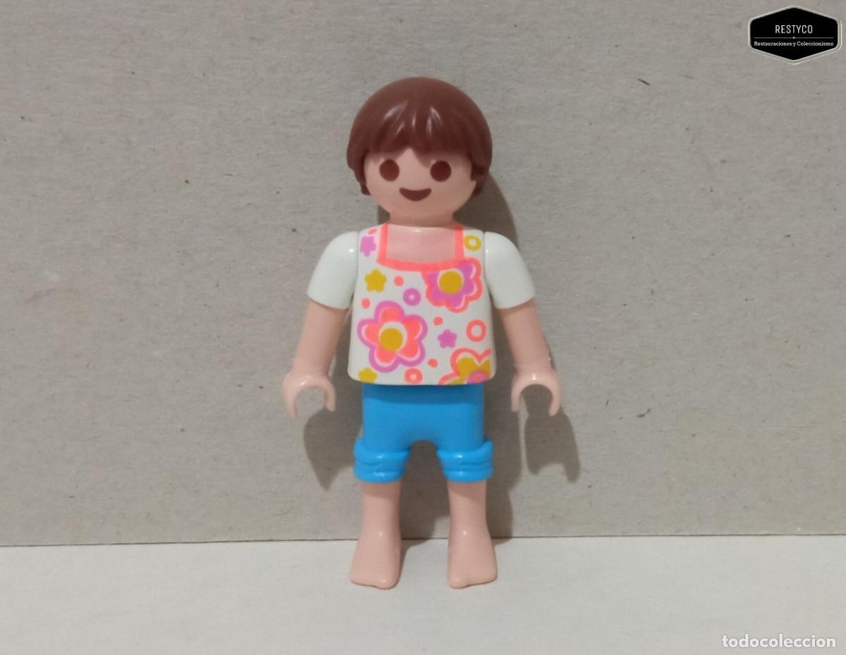 Playmobil: Playmobil - Figura Personaje Ni&ntilde;o Jersey Flores