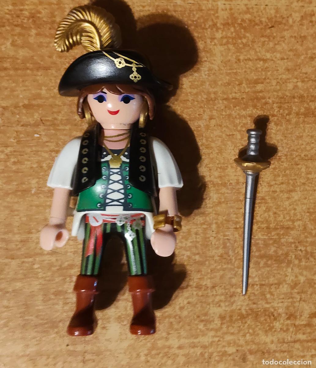 Playmobil: figura mujer Barco Pirata - set 40411 - con espada florin
