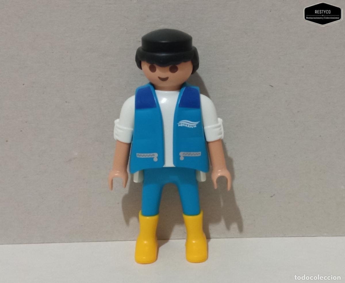 Playmobil: Playmobil - Figura Personaje Cuidador Acuario Aquarium