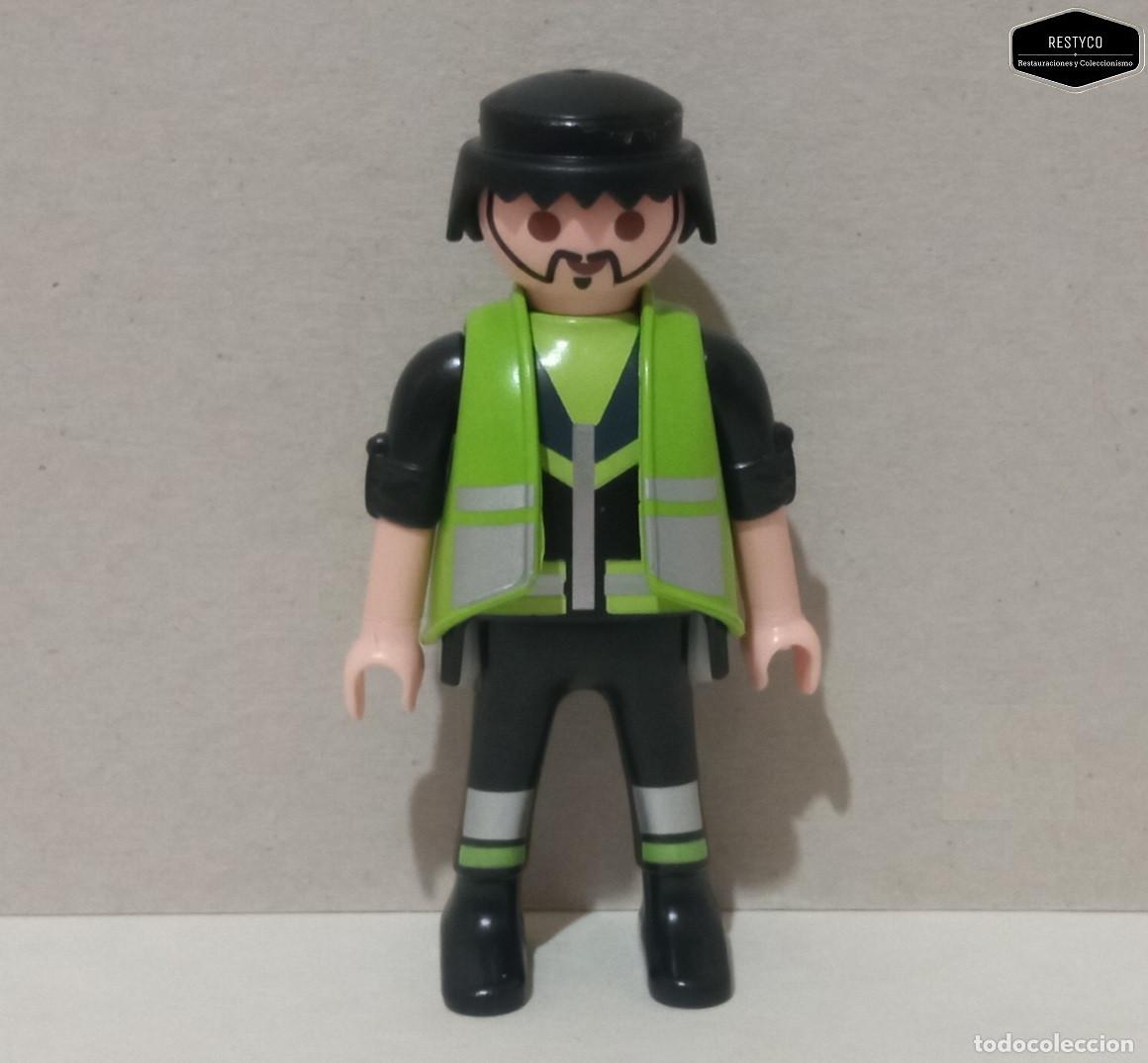 Playmobil: Playmobil - Figura Personaje Trabajador con Chaleco