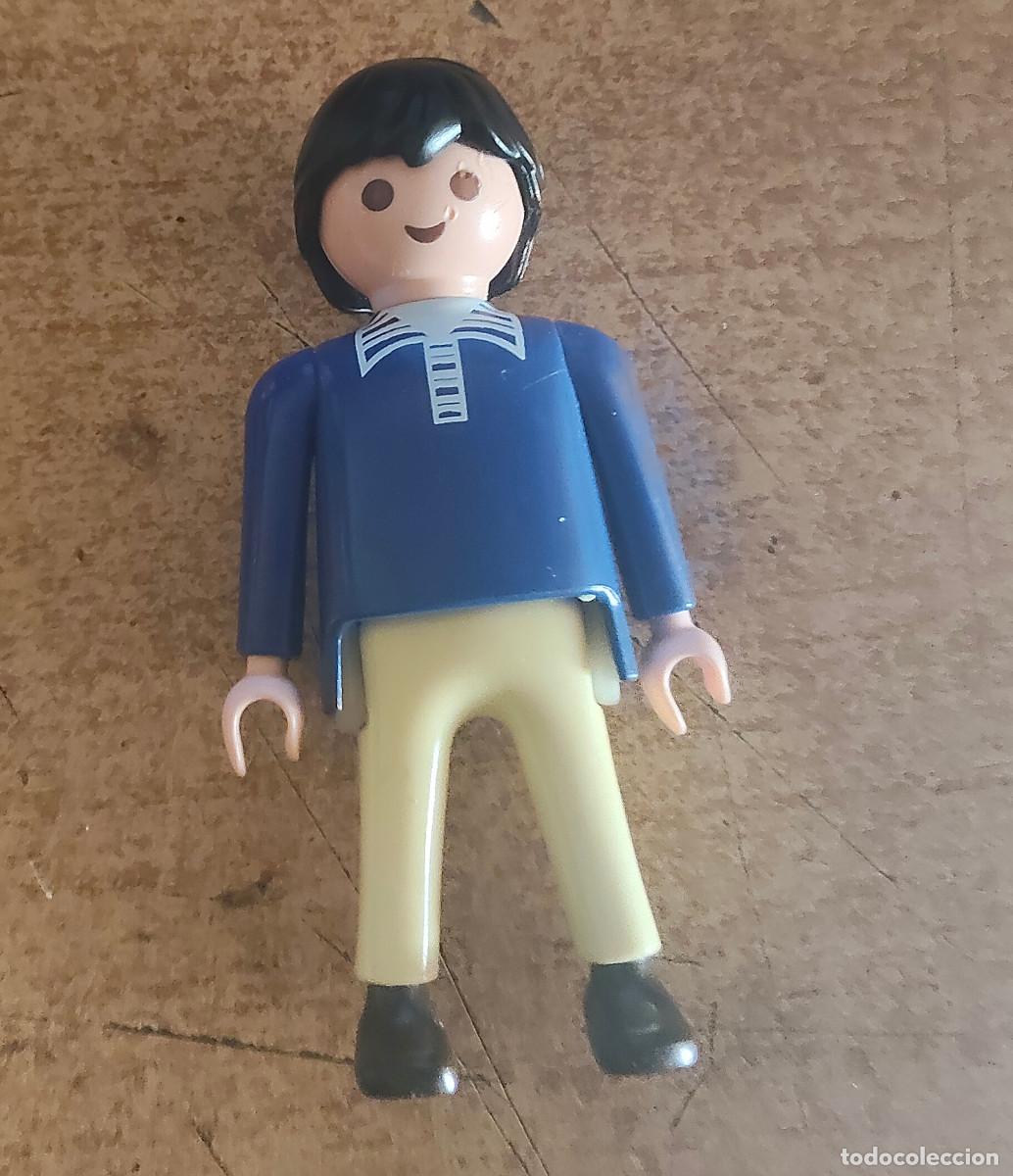 Playmobil: Playmobil chico jersey azul ref. 3966, 4145
