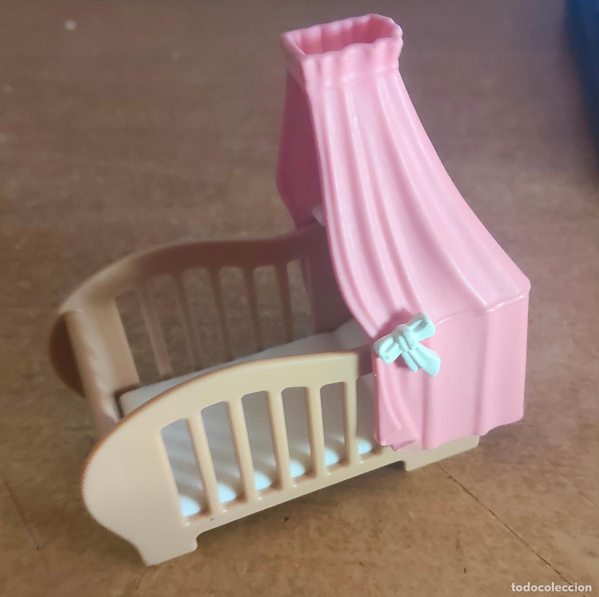 Playmobil: Playmobil cuna ca&ntilde;a beb&eacute; muebles casa pares ciudad Pil