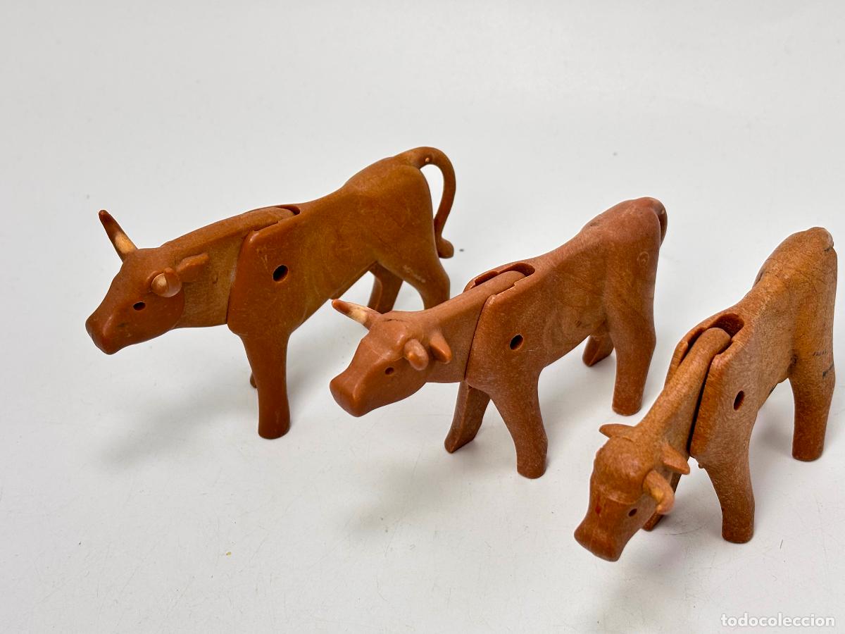 Playmobil: Playmobil lote vaca toro defecto cuervos - Foto 2