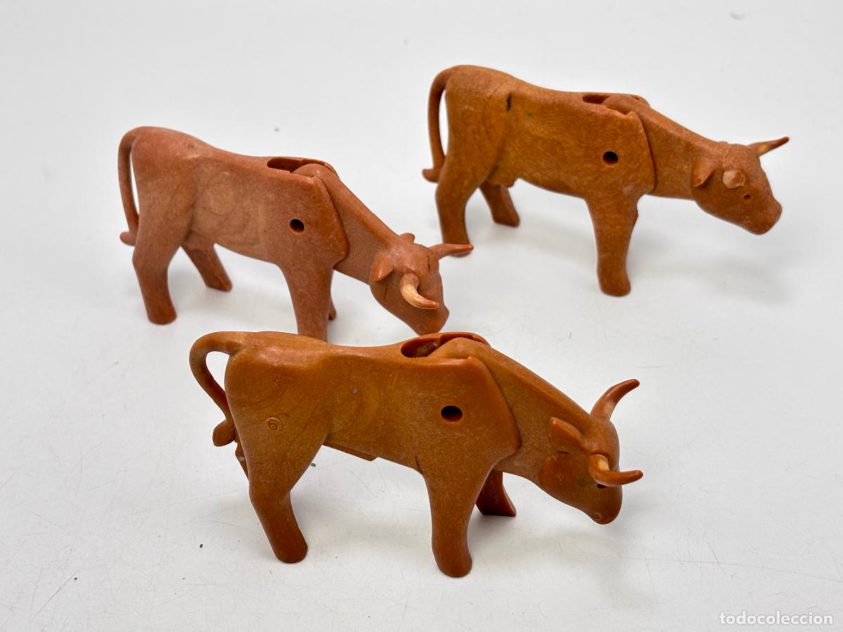 Playmobil: Playmobil lote vaca toro defecto cuervos - Foto 3