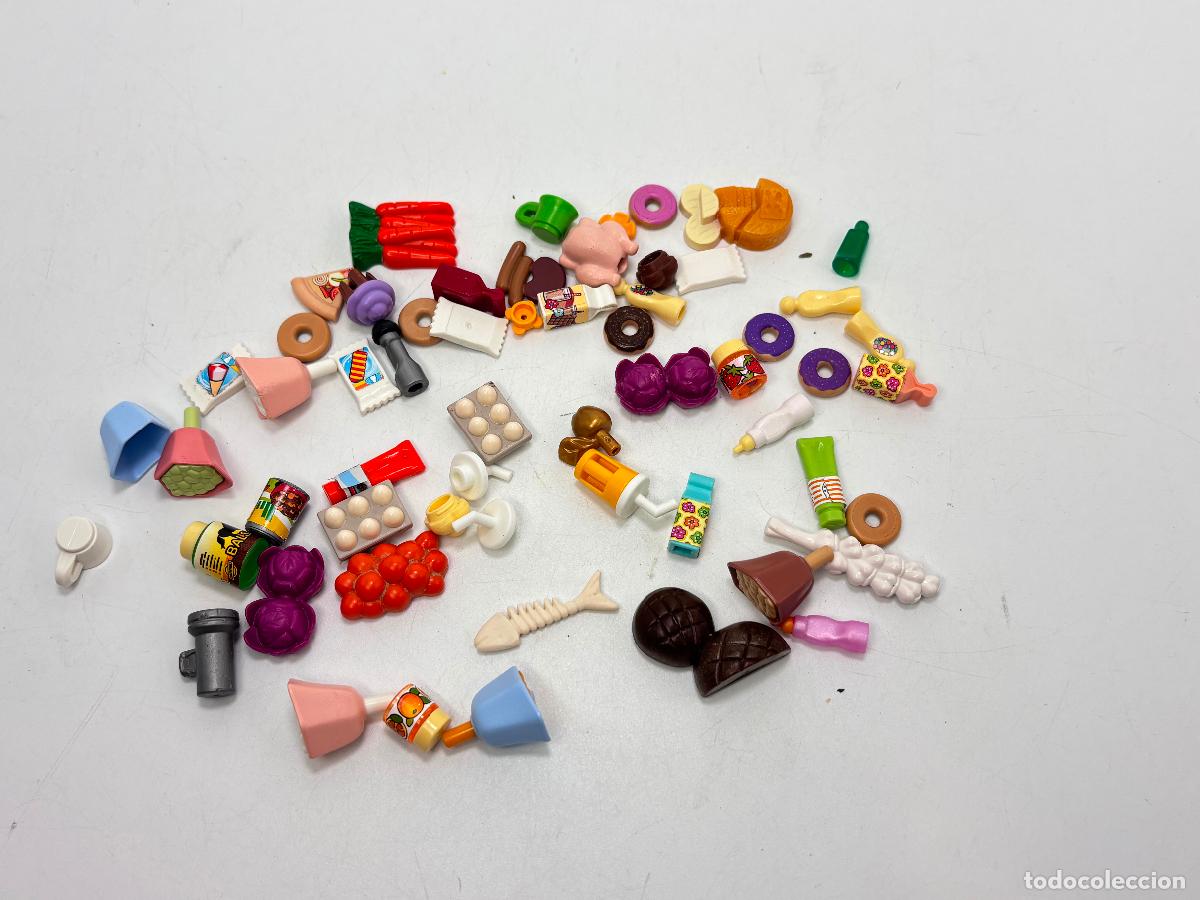 Playmobil: Playmobil lote comida tienda accesorios tienda