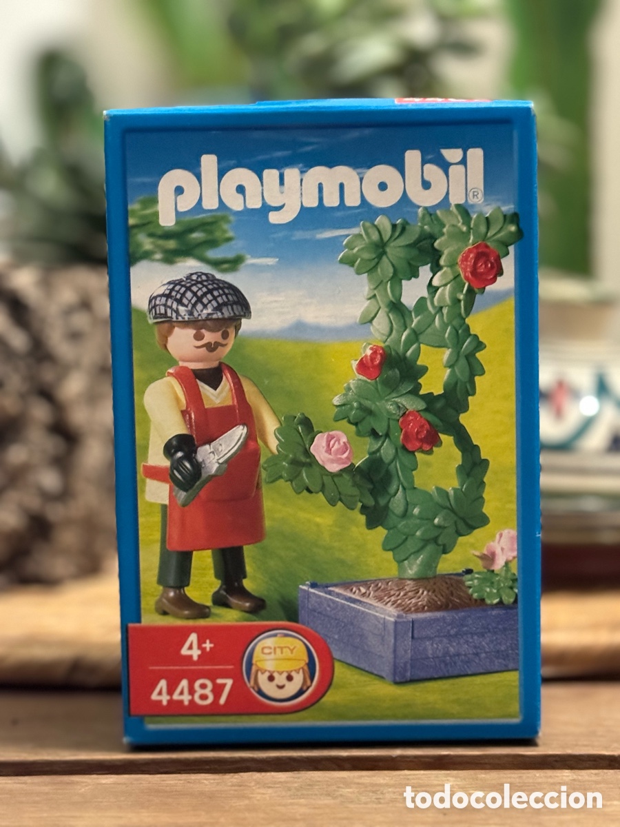 Playmobil: Playmobil 4487 Especial Jardinero con Rosal (City)