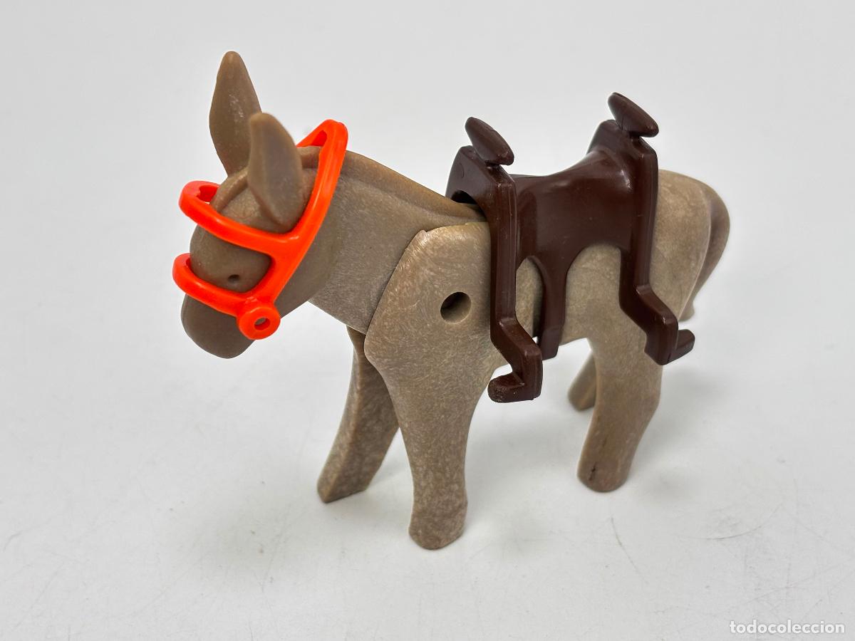 Playmobil: Playmobil burro con bocado y silla de montar