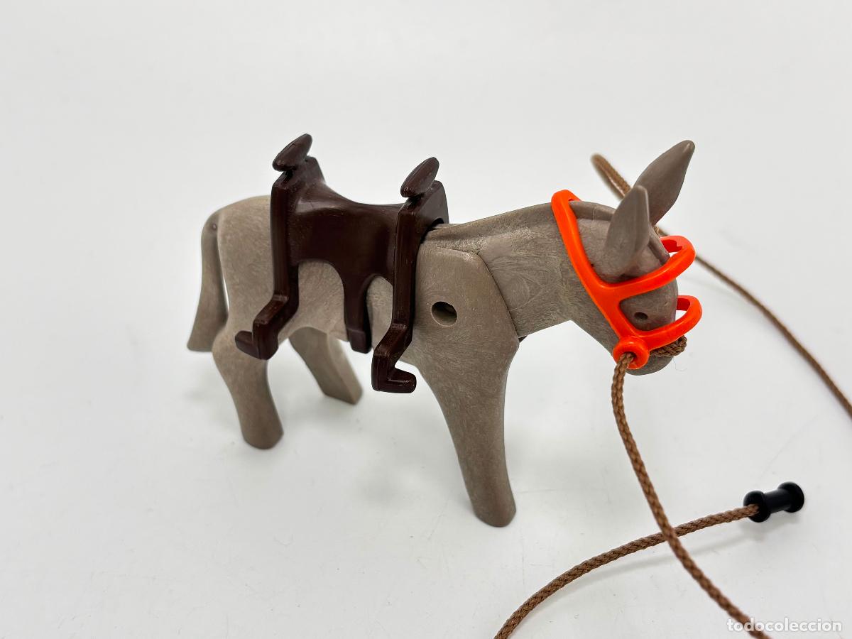 Playmobil: Playmobil burro con bocado y silla de montar