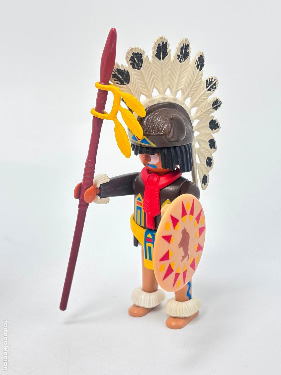 Playmobil: Playmobil 3732 indio con escudo lanza
