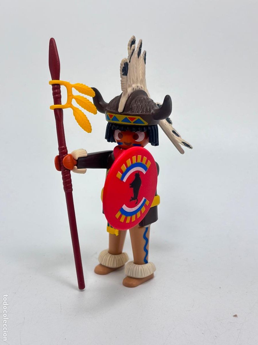 Playmobil: Playmobil 3732 indio con escudo lanza