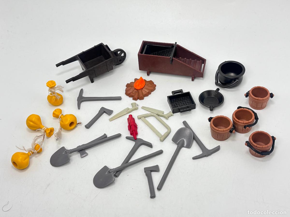 Playmobil: Playmobil 3747 lote accesorios buscador oro oeste