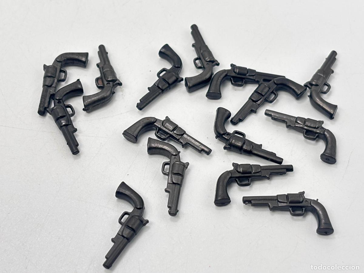Playmobil: Playmobil lote pistolas oeste vaquero soldado