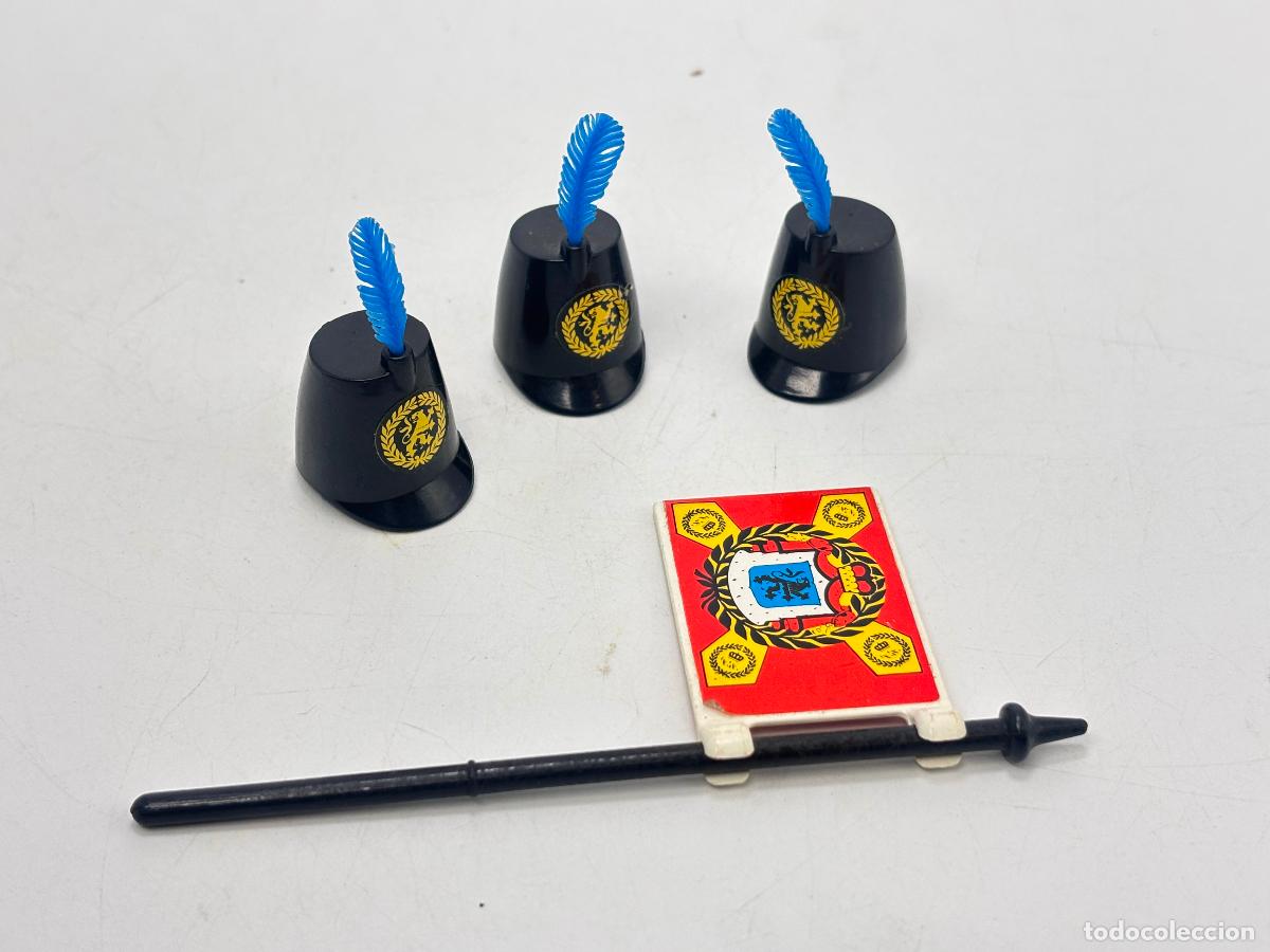 Playmobil: Playmobil 3544 lote sombrero bandera soldados