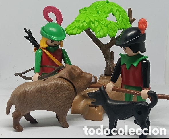 Playmobil: Playmobil Escena Cazadores y Jabal&iacute; Belen