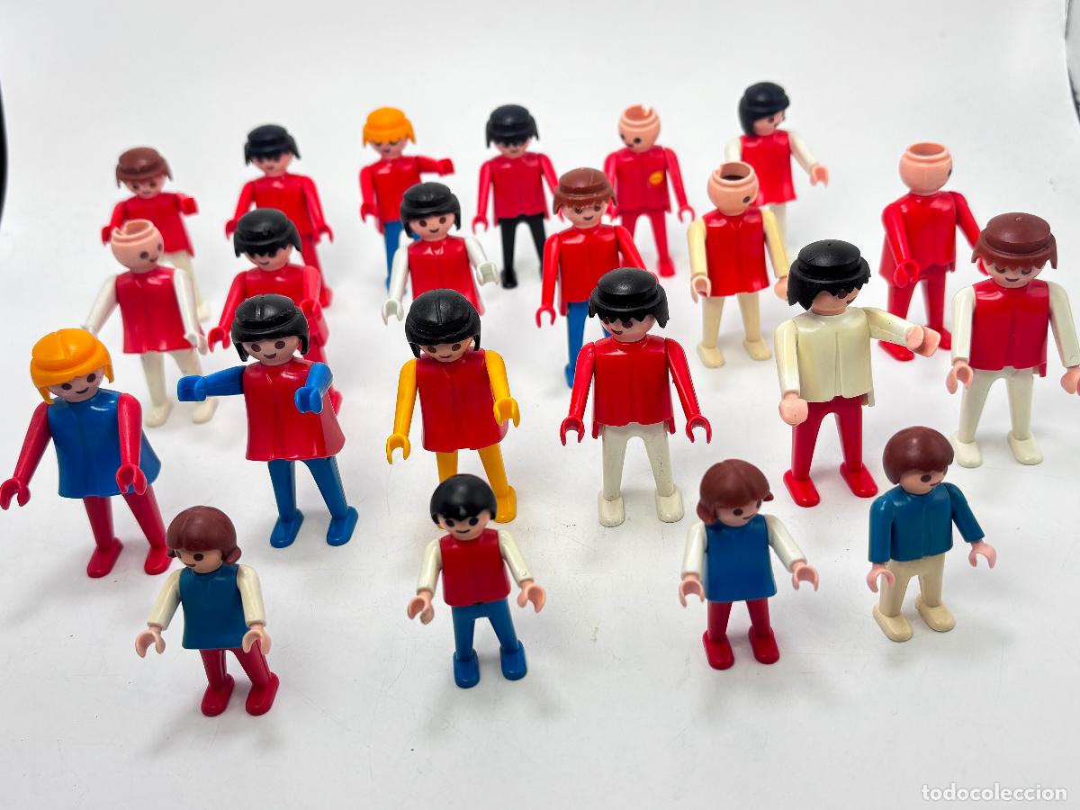Playmobil: Playmobil lote figura rojo