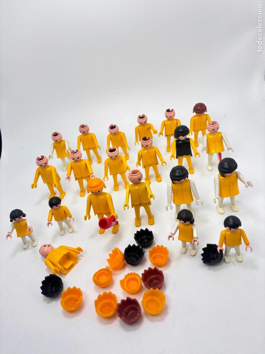 Playmobil: Playmobil lote figura amarillo