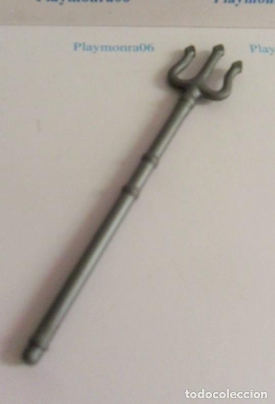 Playmobil: PLAYMOBIL P004 TRIDENTE GLADIADOR CIRCO ROMANO SIRENAS GRIS ACERO