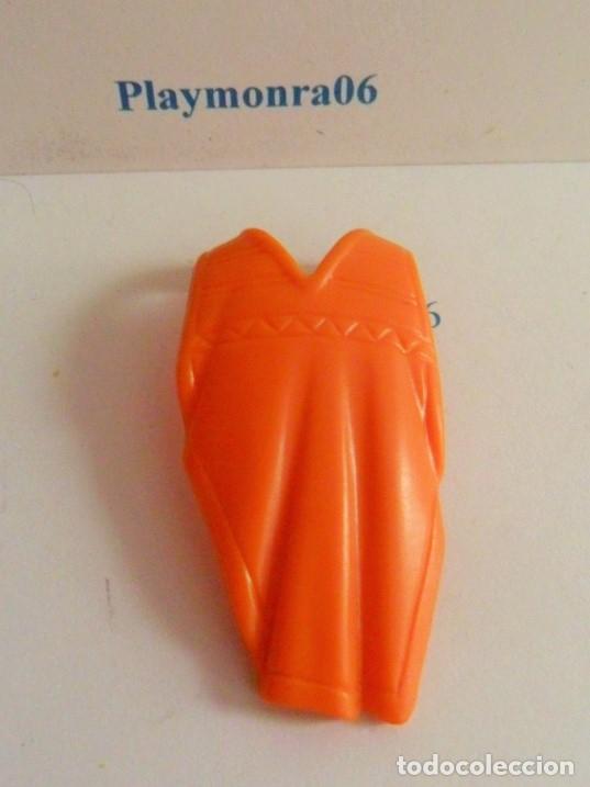 Playmobil: PLAYMOBIL P004 PETO MANTA PONCHO NARANJA MEJICANO OESTE
