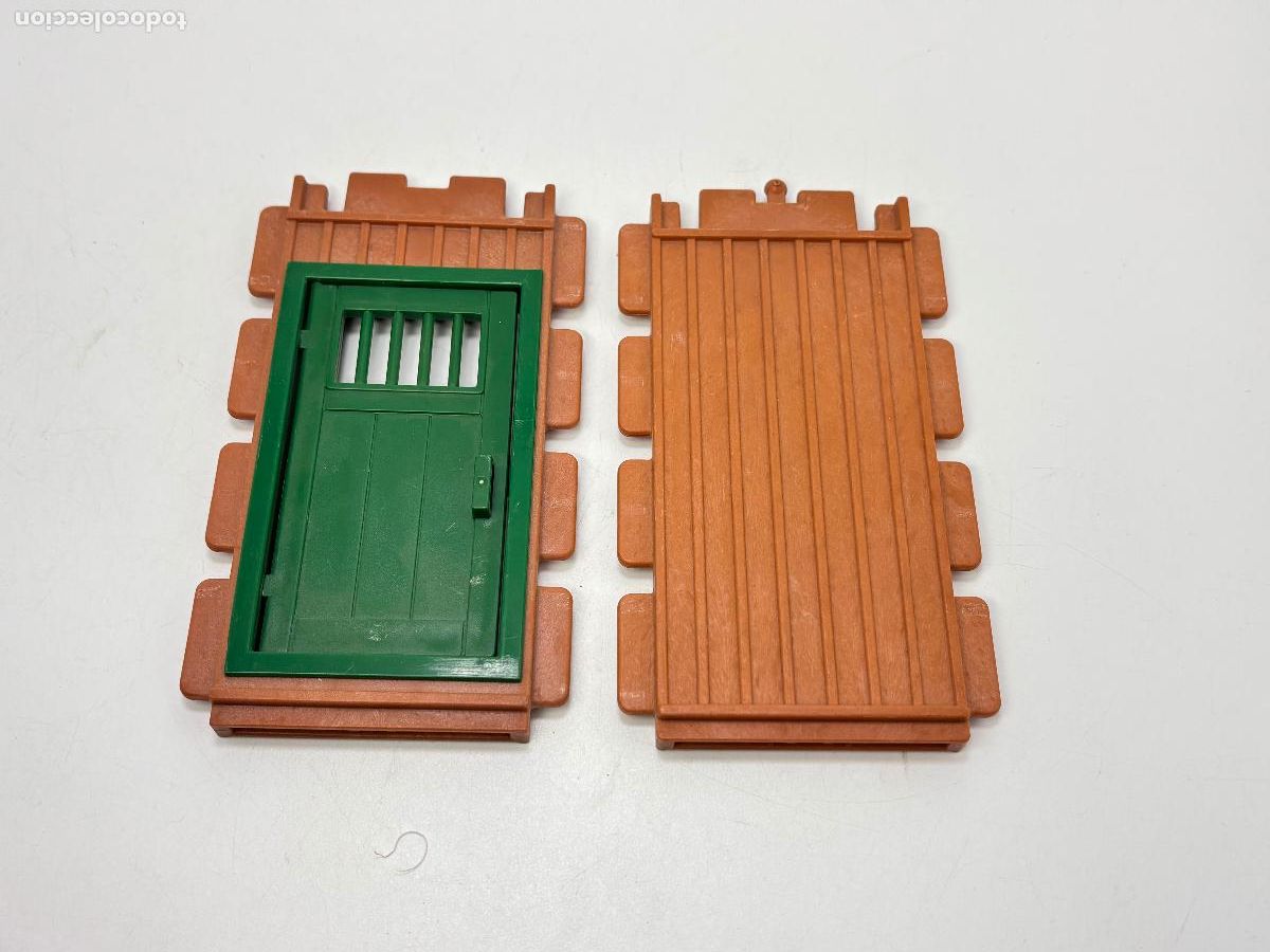 Playmobil: Playmobil lote pared con puerta safari ancho estaci&oacute;n oeste