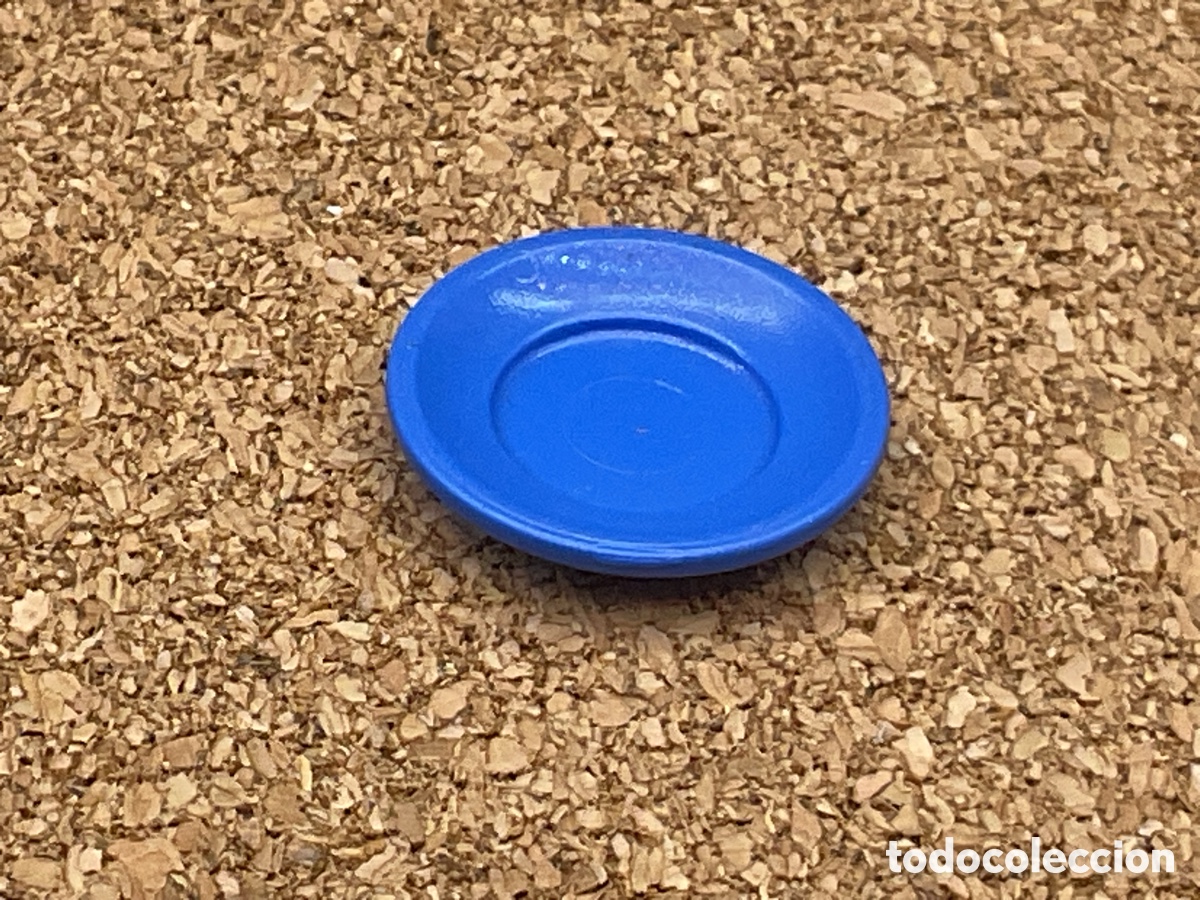 Playmobil: ACCESORIO PLAYMOBIL. PLATO PEQUE&Ntilde;O COLOR AZUL.