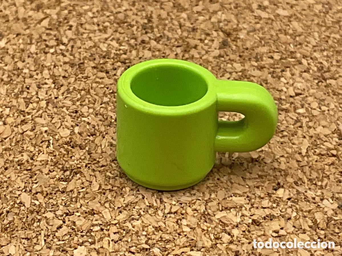 Playmobil: ACCESORIOS PLAYMOBIL . TAZA COLOR VERDE CLARO
