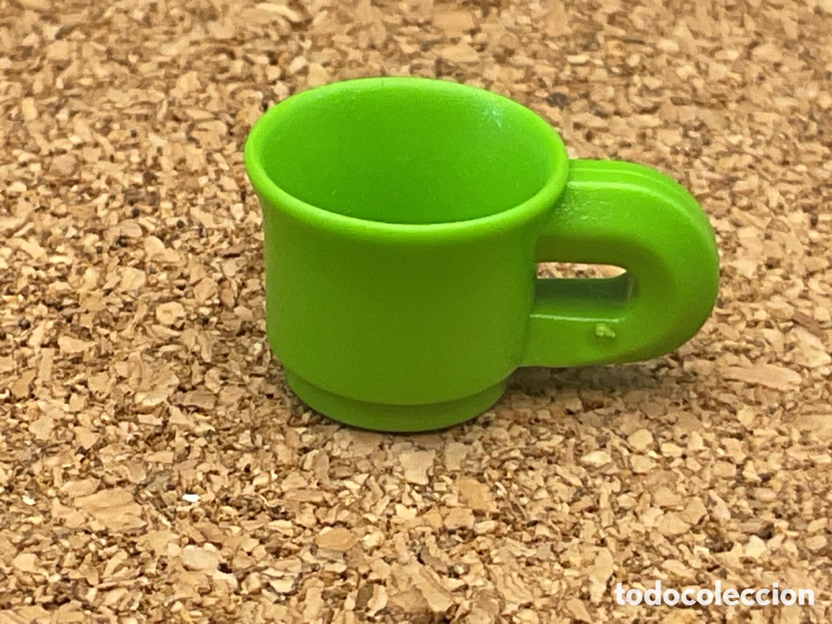 Playmobil: ACCESORIOS PLAYMOBIL . TAZA COLOR VERDE CLARO