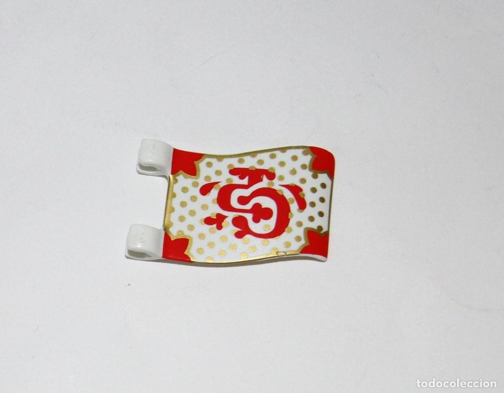 Playmobil: PLAYMOBIL MEDIEVAL BANDERA ESTANDARTE BARCO ROJA castillo