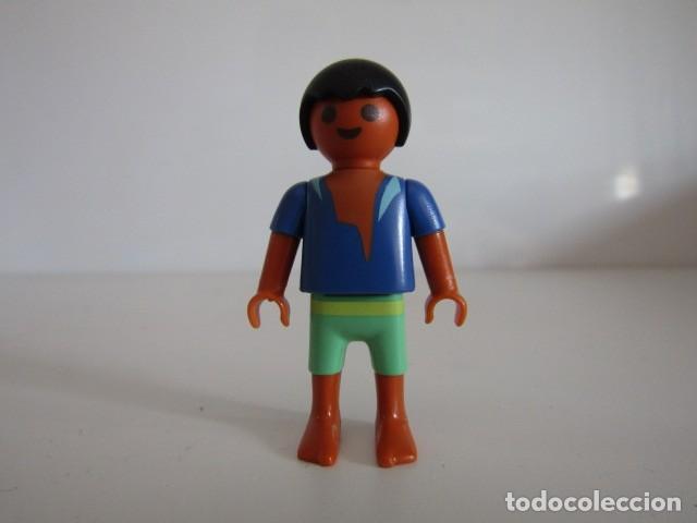 Playmobil: DIFICIL NI&Ntilde;O ISLE&Ntilde;O NAUFRAGO MULATO PIRATA ESPECIAL PLAYMOBIL