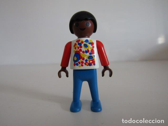 Playmobil: DIFICIL NI&Ntilde;O NEGRITO ESPECIAL ANTIGUO PLAYMOBIL