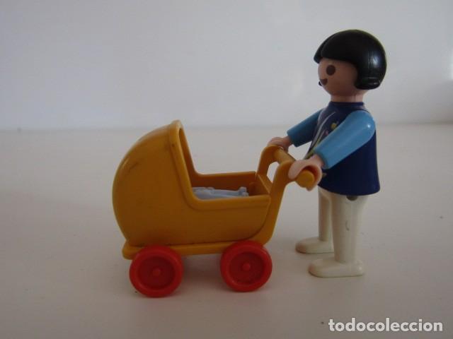 Playmobil: DIFICIL NI&Ntilde;A ANTIGUA ESPECIAL CON CARRITO BEBE Y MU&Ntilde;ECA 1&ordf; &Eacute;POCA PLAYMOBIL