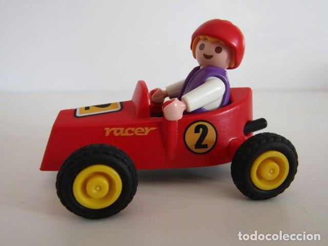 Playmobil: DIFICIL NI&Ntilde;O CON KART ROJO MODERNO ESPECIAL PLAYMOBIL
