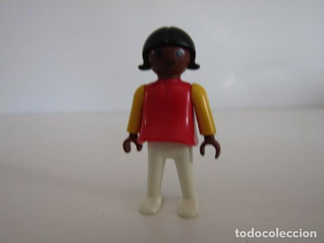 Playmobil: DIFICIL NI&Ntilde;A NEGRITA OESTE 1&ordm; &Eacute;POCA PLAYMOBIL