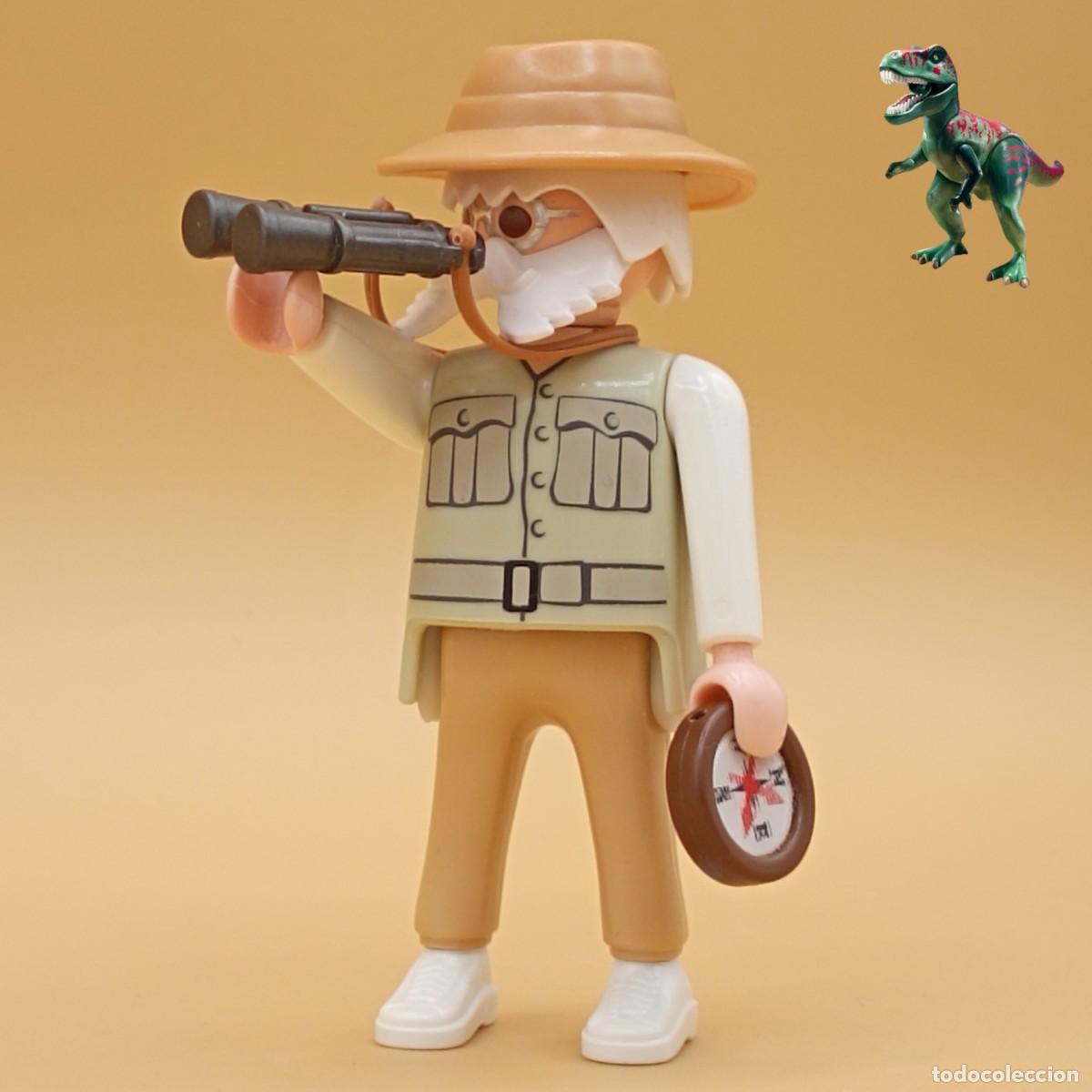Playmobil: Playmobil figura explorador africa safari jungla selva parque jurasico dinosaurio rastreador cazador