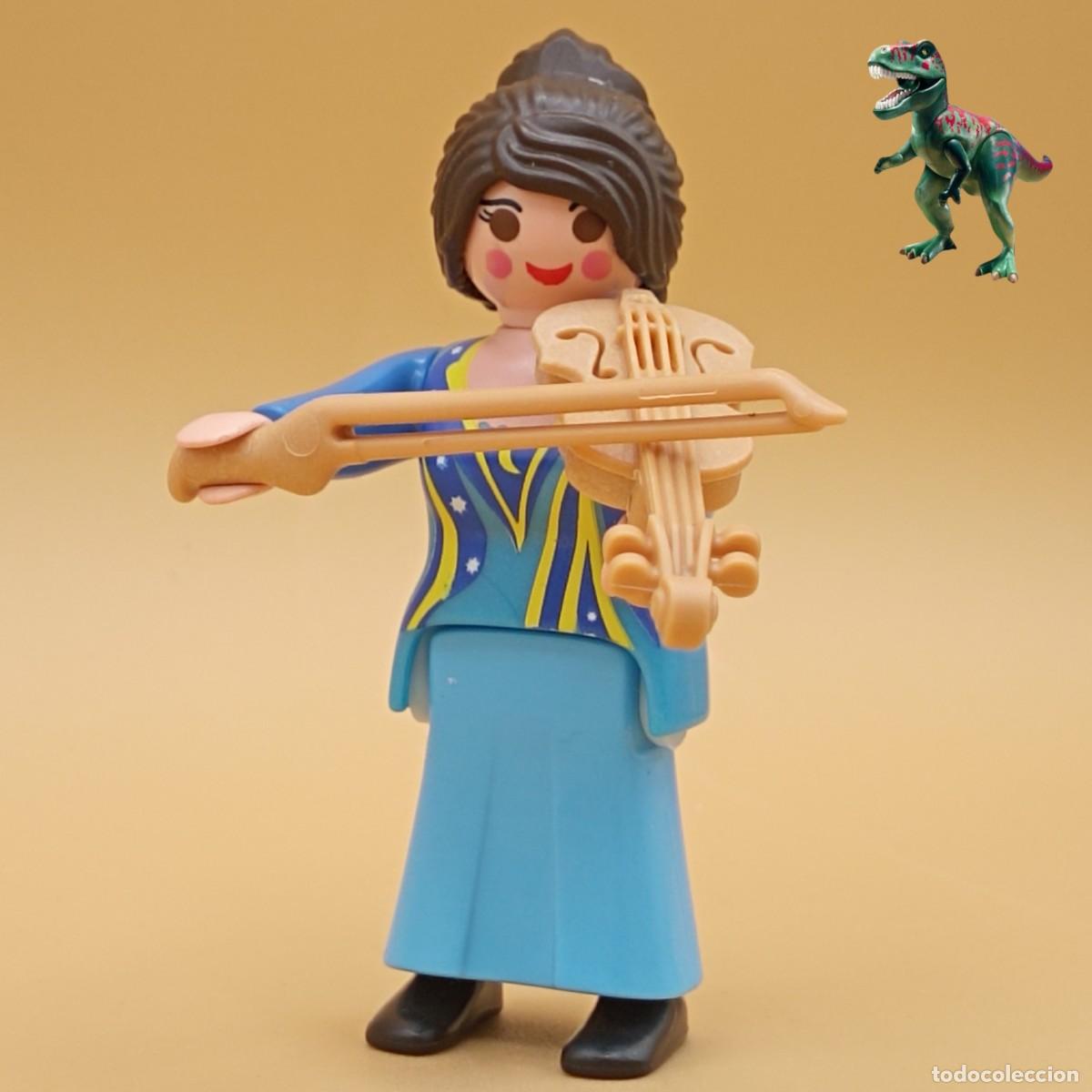 Playmobil: Playmobil figura mujer violinista musica concierto orquesta violin instrumento