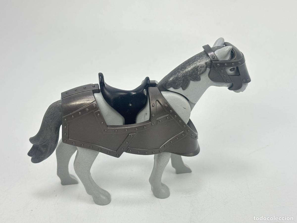 Playmobil: Playmobil caballo moderno con armadura con silla