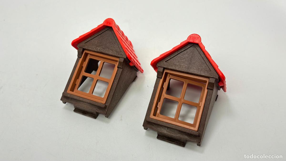 Playmobil: Playmobil lote ventana con tejado buhardilla casa medieval