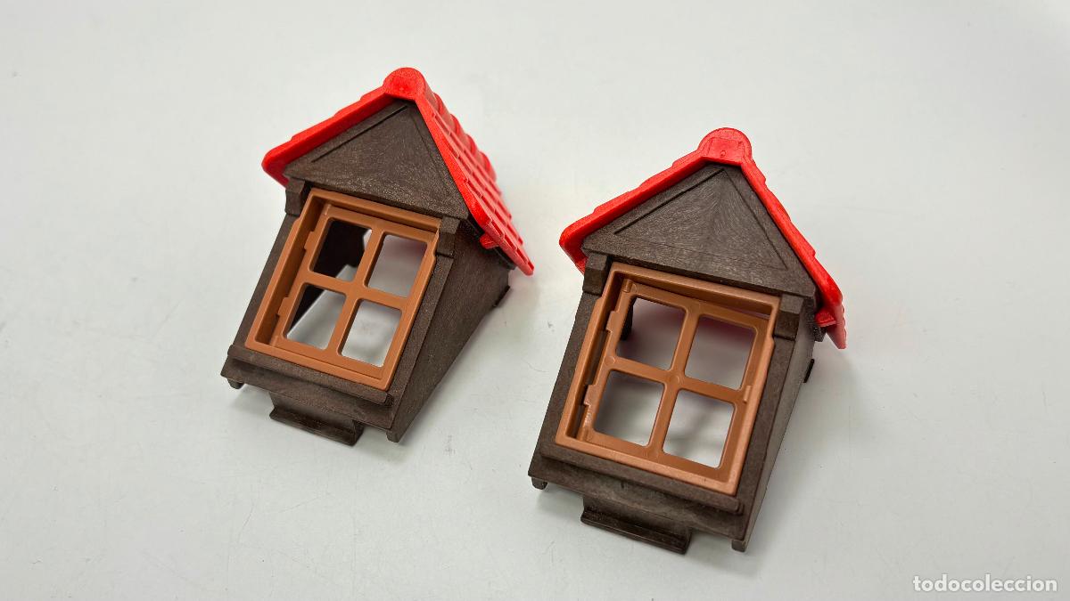 Playmobil: Playmobil lote ventana con tejado buhardilla casa medieval