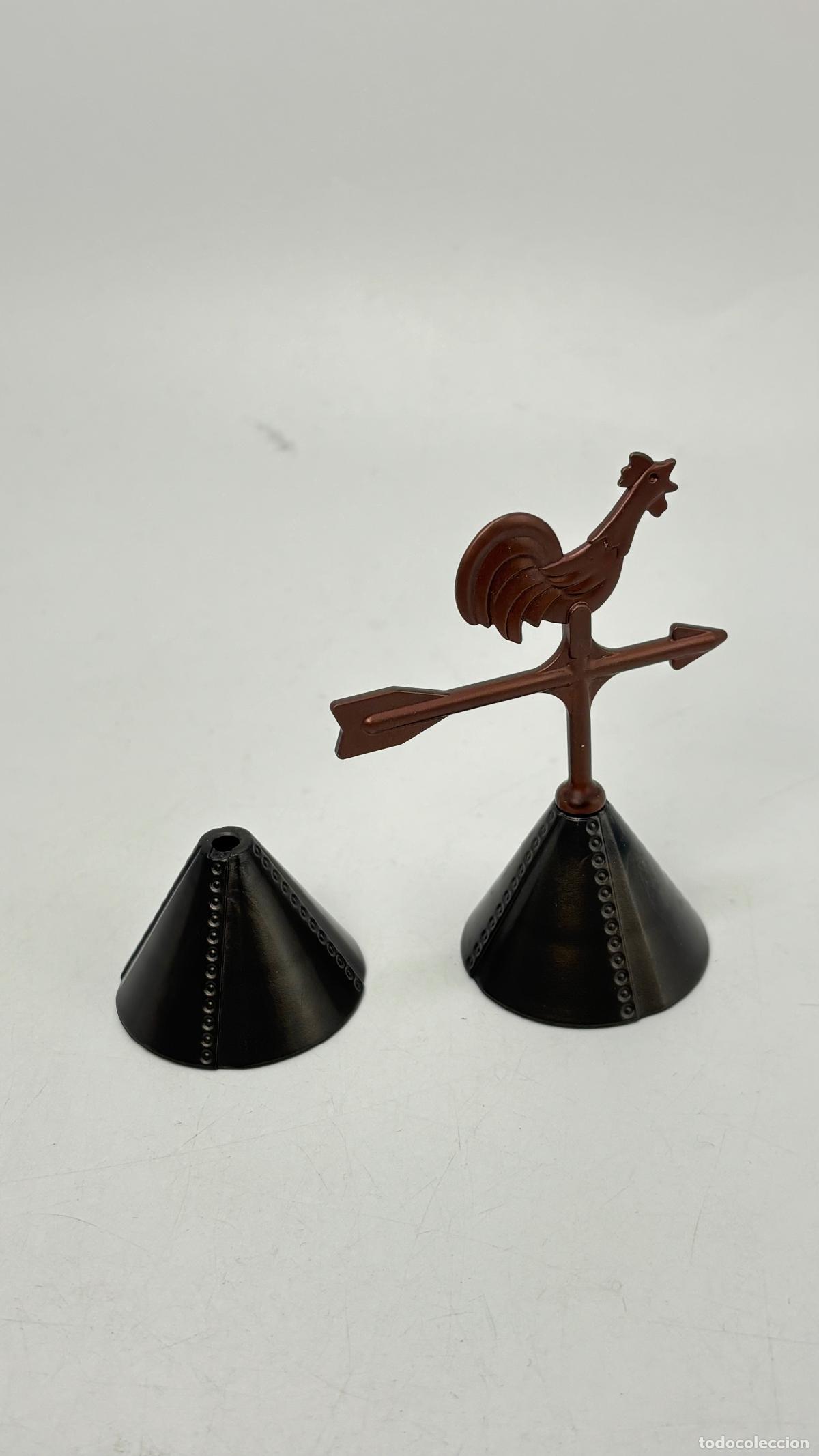 Playmobil: Playmobil lote veleta y embellecedor tejado torre redondo castillo casa medieval