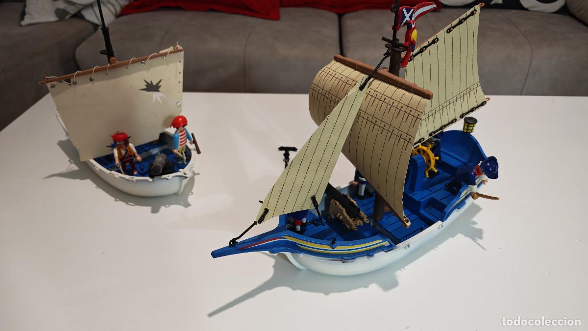 Playmobil: Flotilla barcazas blancas Playmobil custom